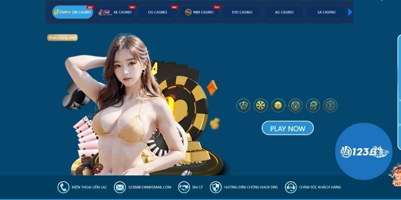 Khám phá thế giới casino 123B