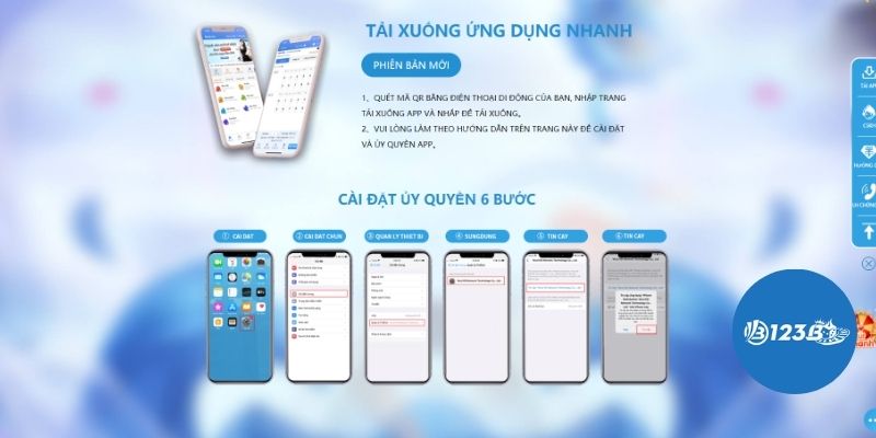 Ứng dụng 123B hoàn toàn an toàn